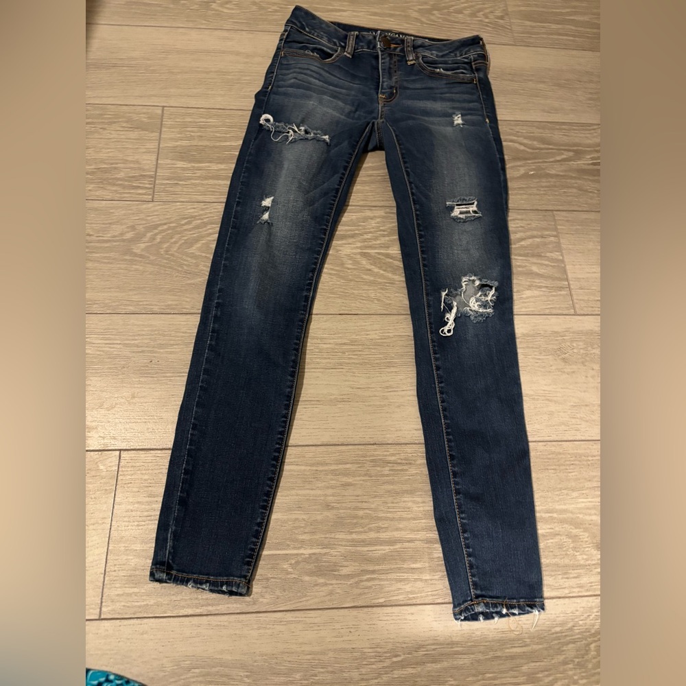 American Eagle super super stretch denim. EUC.